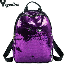 Load image into Gallery viewer, Women Black School Bag