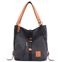 Load image into Gallery viewer, Multifunction Casual Women Canvas Handbag