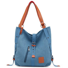 Load image into Gallery viewer, Multifunction Casual Women Canvas Handbag