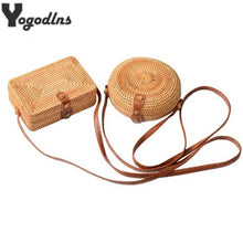 Load image into Gallery viewer, Women Summer Rattan Bags